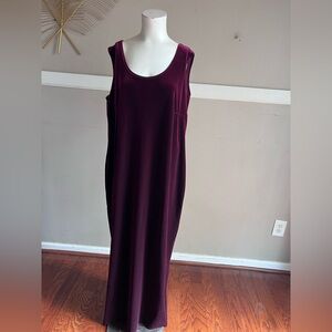 August Max Deep Burgundy Maxi Dress